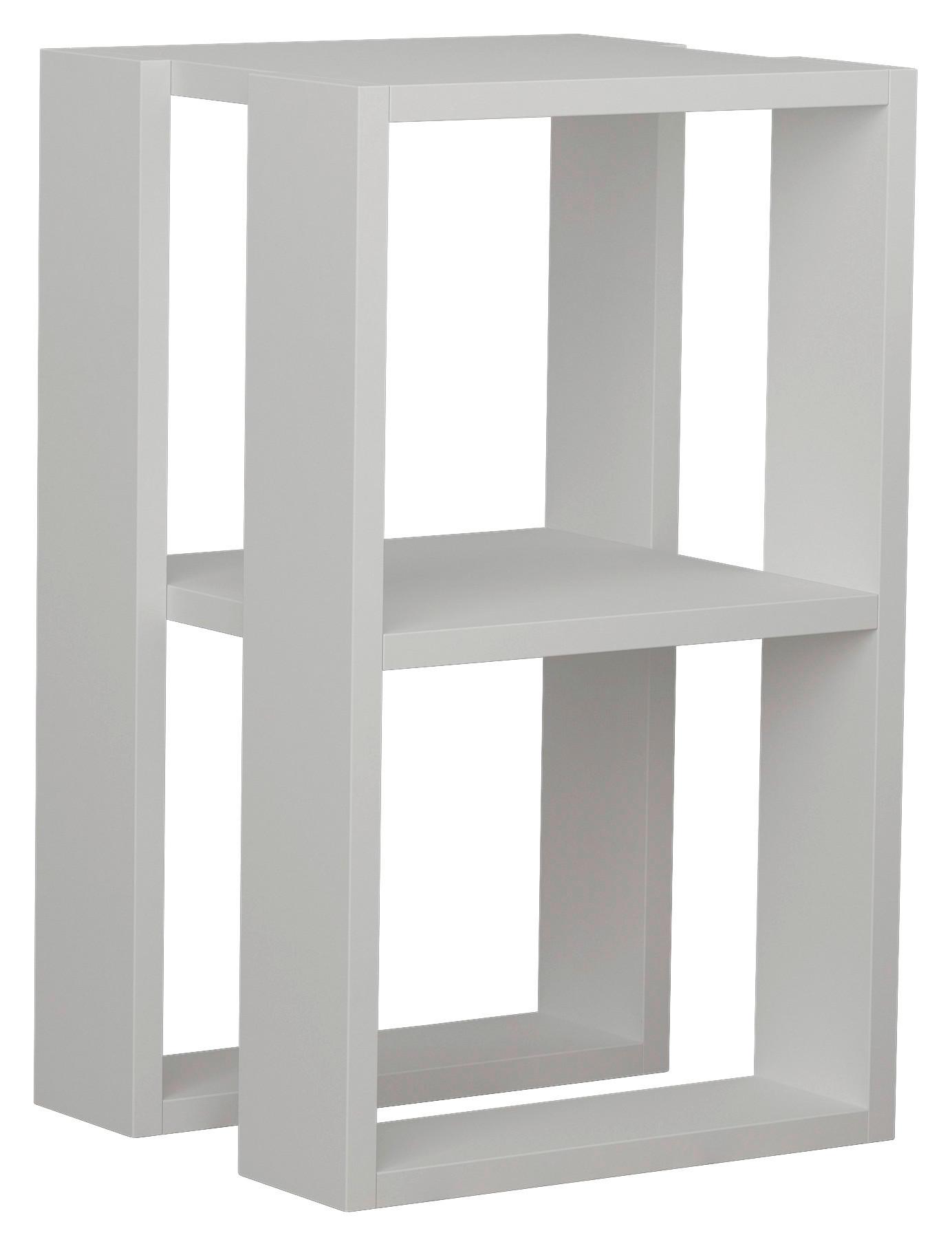 Nachttisch Lonie ca. 35x55x30 cm Weiß - Weiß, Design, Holzwerkstoff (34/55/30cm) - Livetastic