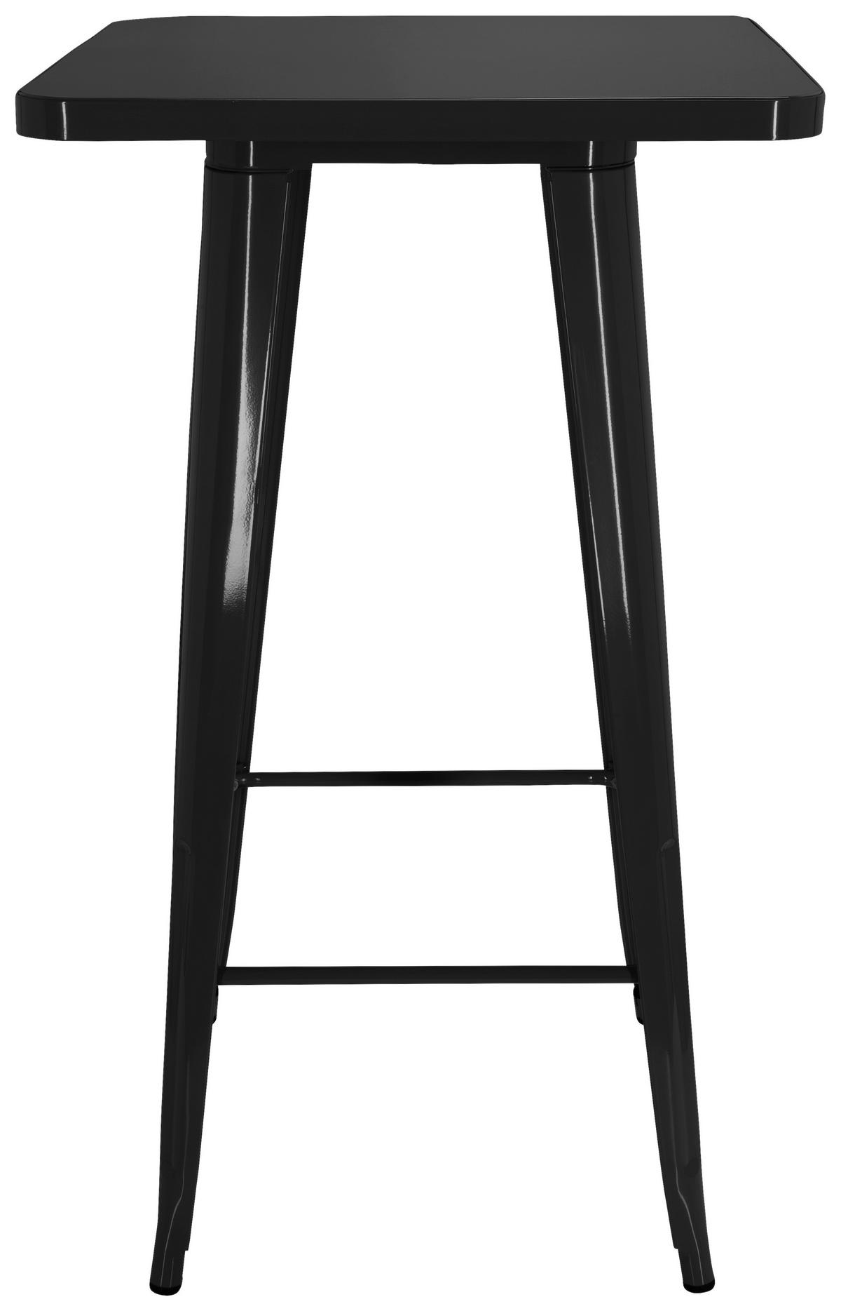 Barska Miza Vantaggio High T, Črna - črna, Basics, kovina (60/60/103,5cm) - MID.YOU