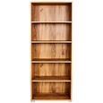 Pisarniški Regal Profi - hrast/krom, Moderno, umetna masa/leseni material (75/185/35cm) - Mömax modern living