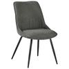 Stuhl Nova Grün - Schwarz/Grün, MODERN, Textil/Metall (51/85/61cm) - Premium Living