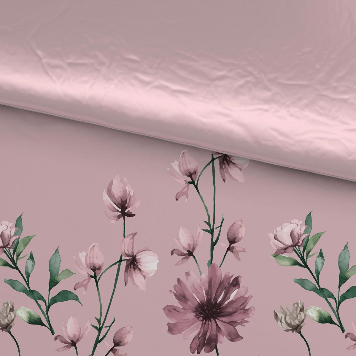 Lenjerie de pat Wiese, cca. 140x200/50x70 cm - mov, Konventionell, textil (140/200cm) - Mömax
