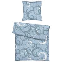 Bettwäsche New Circles Blau ca. 135x200cm - Blau, Textil (135/200cm) - Modern Living