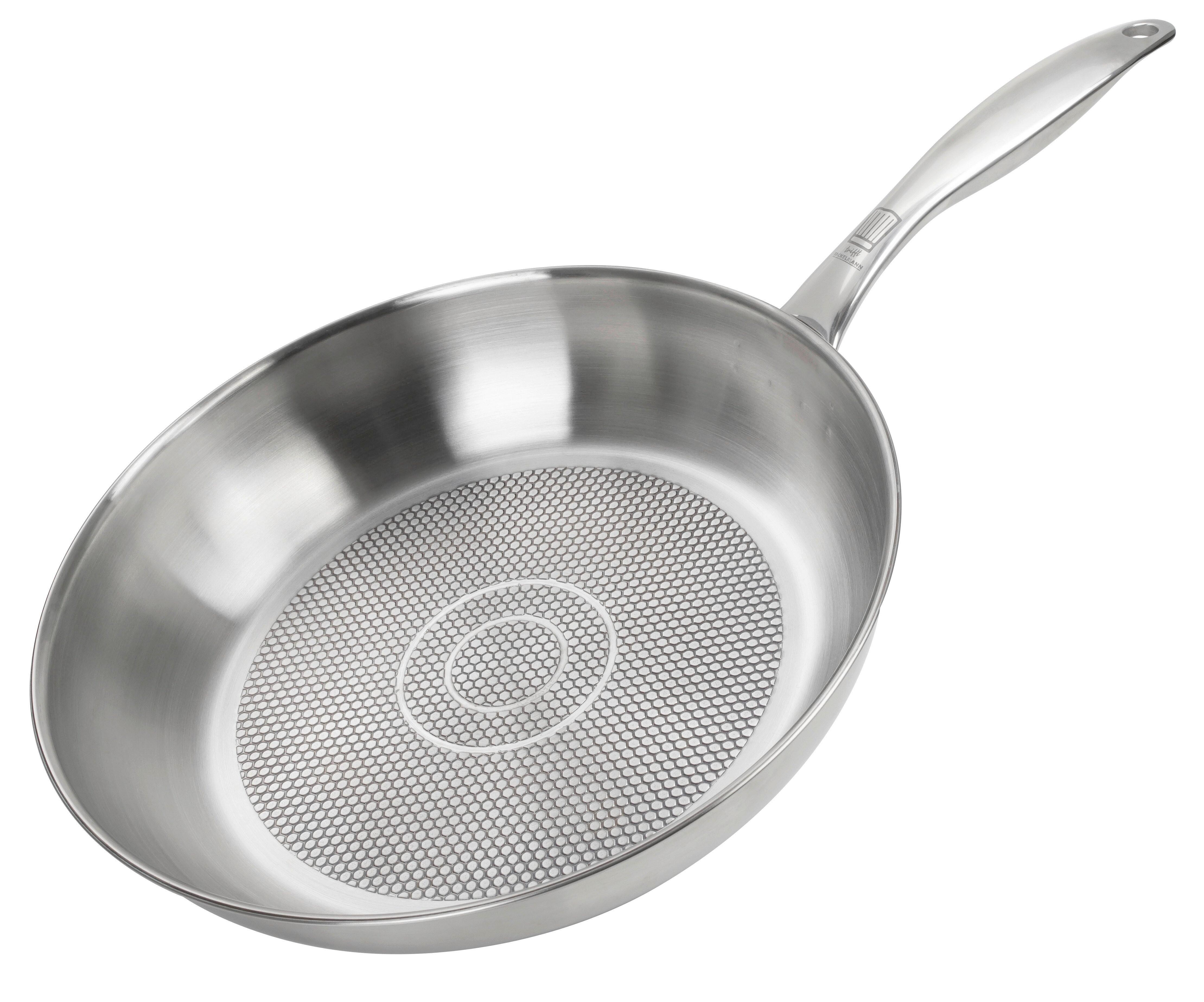 Tigaie pentru prăjit Munich - argintiu, Design, metal (28cm) - Chefkoch+Fackelmann