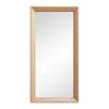 WANDSPIEGEL MOLLY -EXKLUSIV- -SB- - Eichefarben, MODERN, Glas/Kunststoff (40/80cm) - Mömax