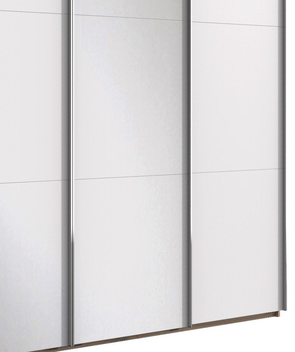 Ormar S Kliznim Vratima Level 36a - bijela/boje hrasta, Basics, staklo/drvni materijal (350/216/65cm) - Modern Living