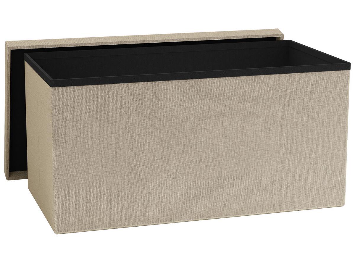 SITZBOX BOXAS - Creme, Basics, Holzwerkstoff/Kunststoff (76/38/38cm) - MID.YOU