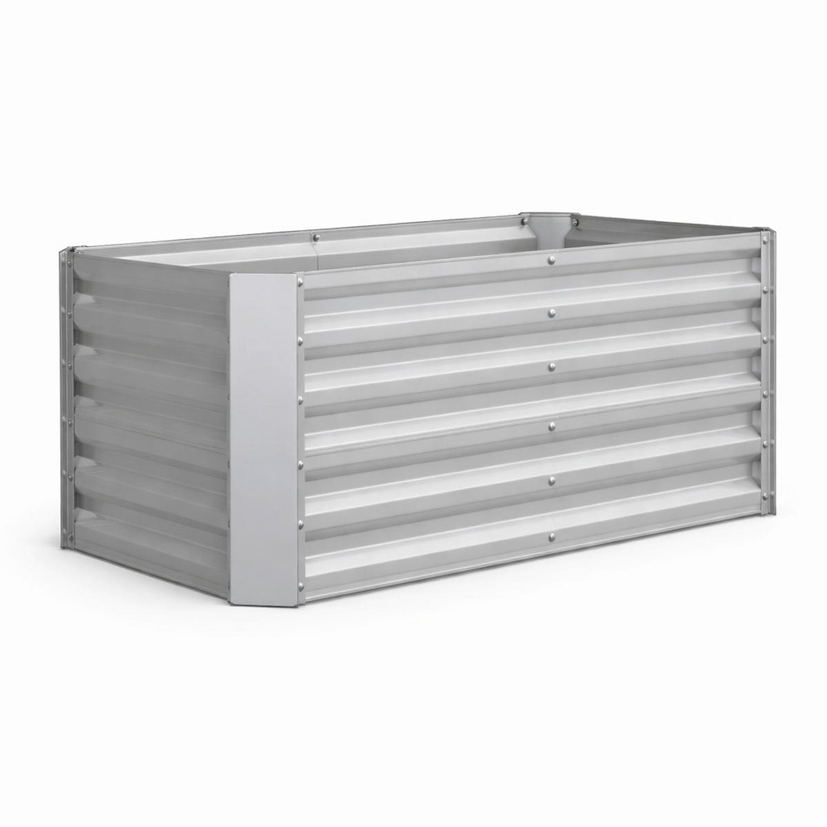Hochbeet Vcm Beet "galdo L" - Silberfarben, Modern, Metall (120/57/60cm)