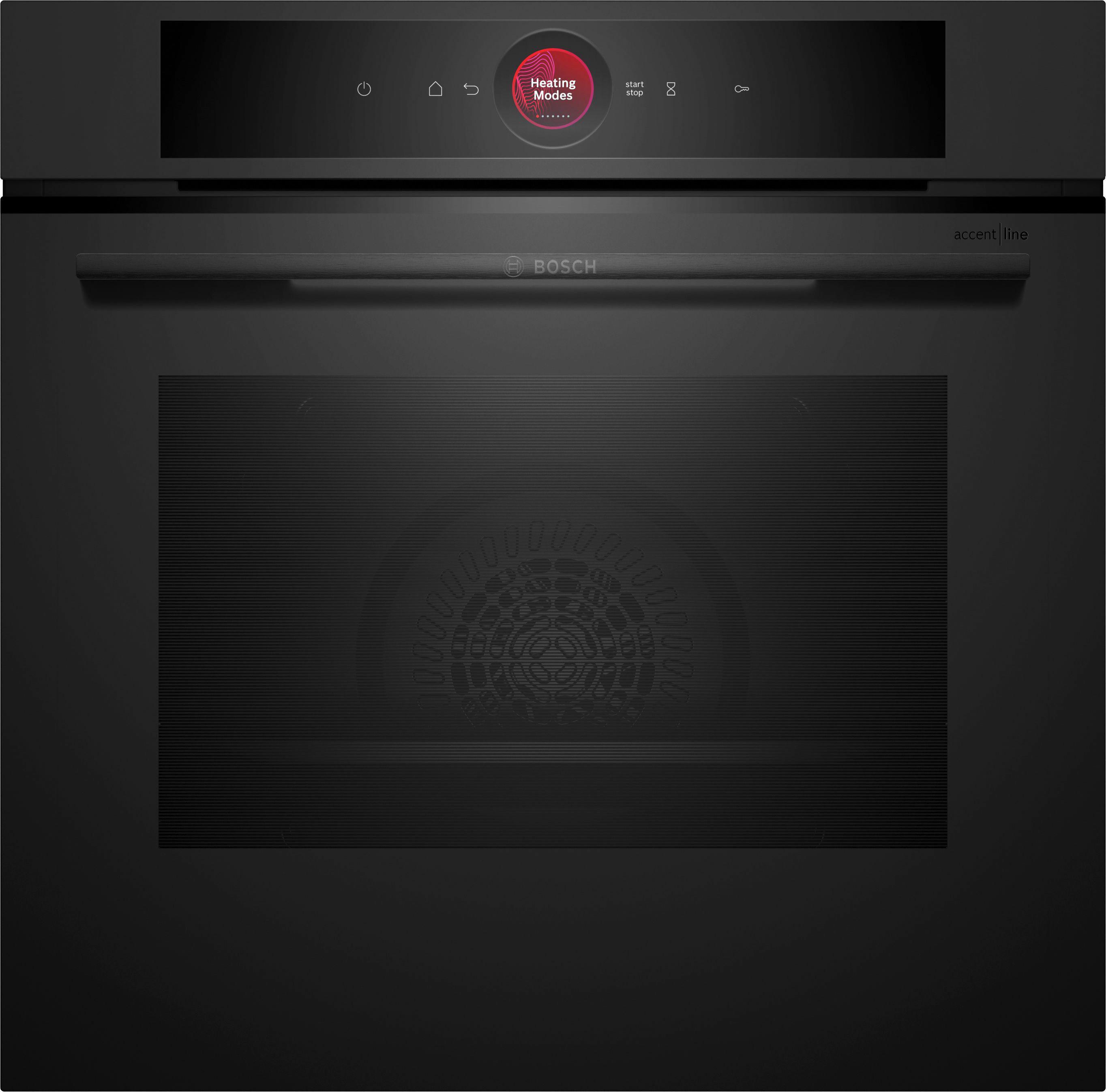 Einbaubackofen HBG974LM1 - Schwarz, MODERN, Glas/Metall (59,4/59,5/54,8cm) - Bosch