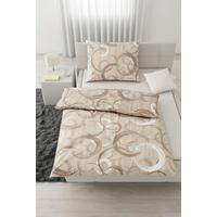 Lenjerie de pat New Circles cca. 140x200/50x70 cm - bej, textil (140/200cm) - Modern Living