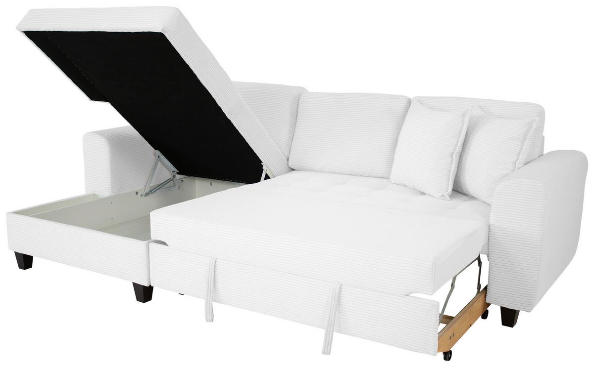 Kutna Garnitura Moritz - srebrne boje, Trend, tekstil (155/265cm) - Modern Living