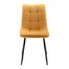 STOL SURI - svart/gul, Modern, metall/trä (46/87/59cm) - Bessagi Home