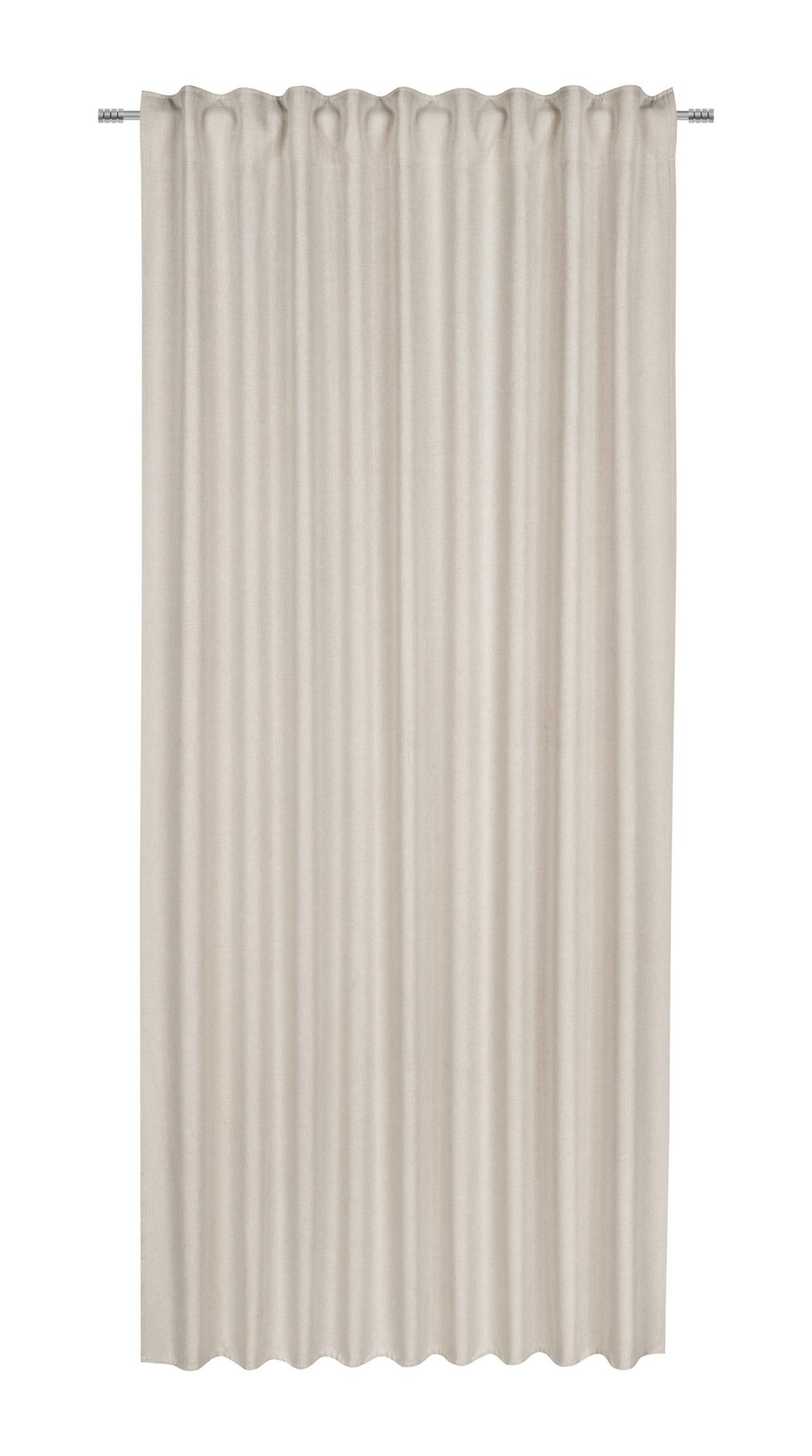 Fertigvorhang Ulrich in Sandfarben ca. 135x145cm - Sandfarben, Modern, Textil (135/145cm) - Modern Living