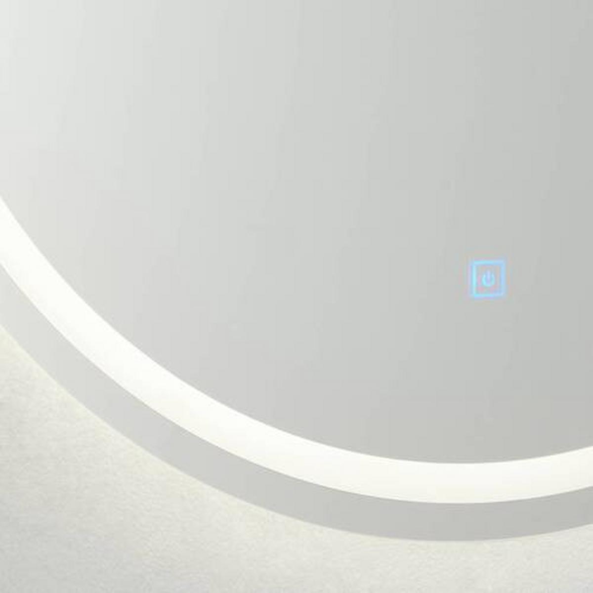 Leuchtspiegel Betty inkl. LED-Beleuchtung - MODERN, Glas (75cm) - Mömax