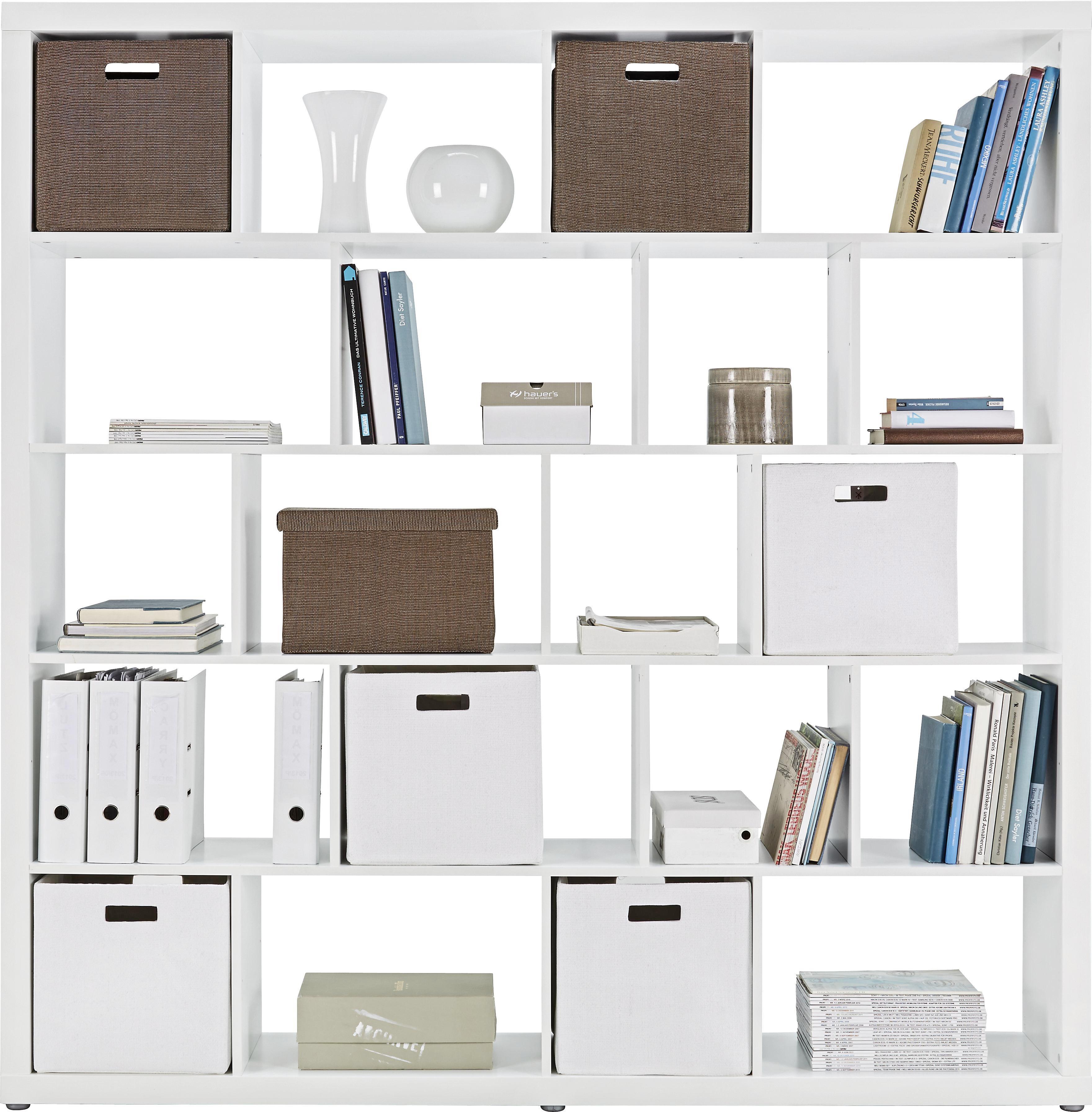 Raumteiler Weiß - Weiß, Holzwerkstoff (188,8/191,4/34cm) - Mömax modern living