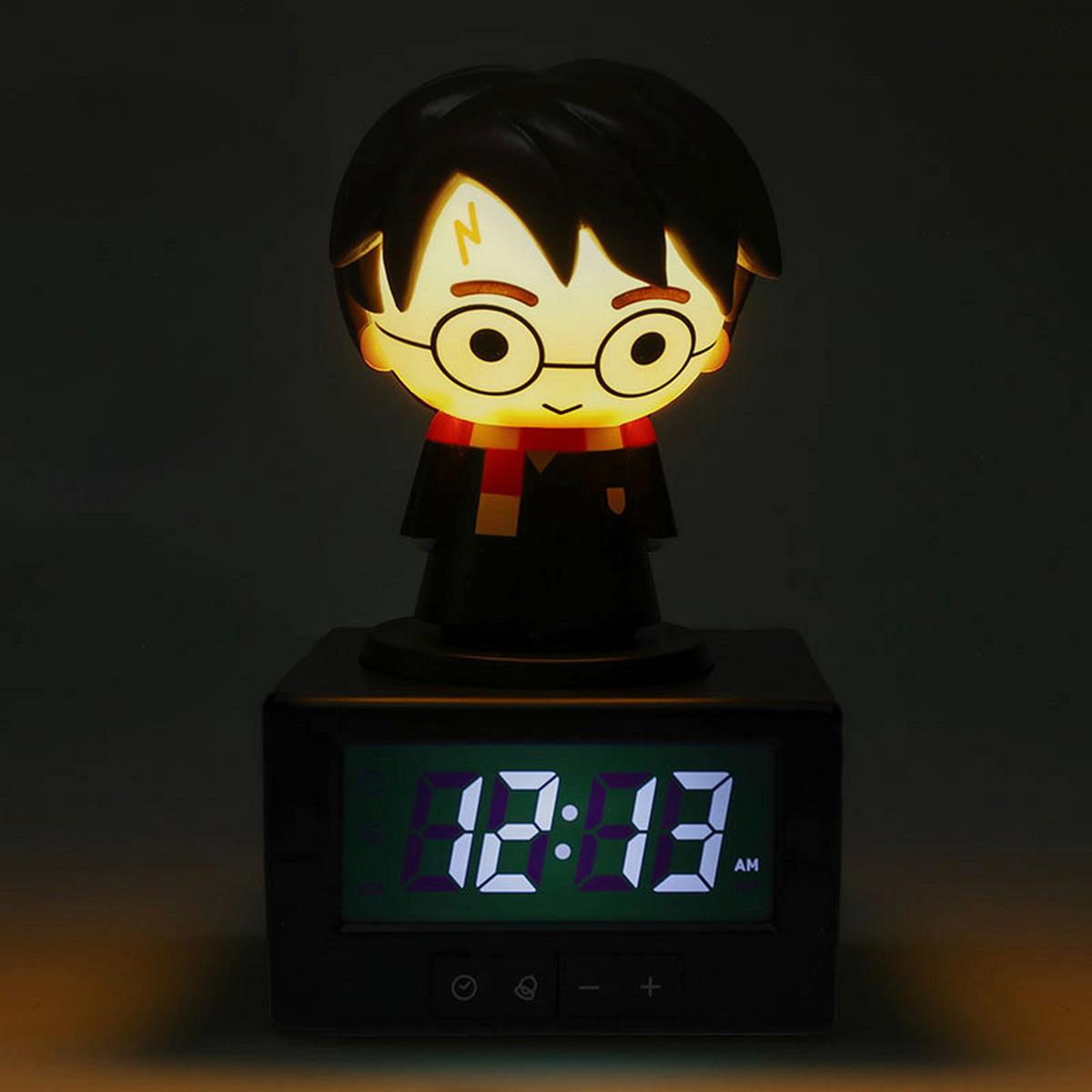 BUDZIK HARRY POTTER ICON ALARM CLOCK - czarny, Basics, tworzywo sztuczne (10/16.3/9cm)