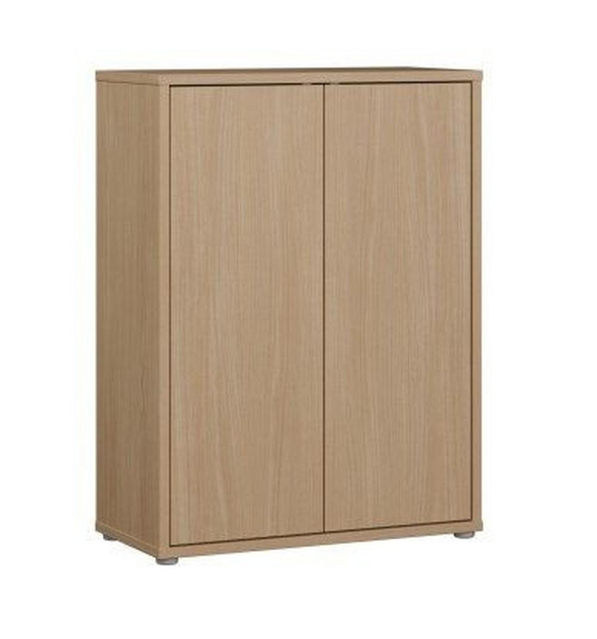 Ormar Za Cipele Alice Springs - siva/boje hrasta, Moderno, drvni materijal/plastika (74,5/99,1/34,9cm) - Modern Living