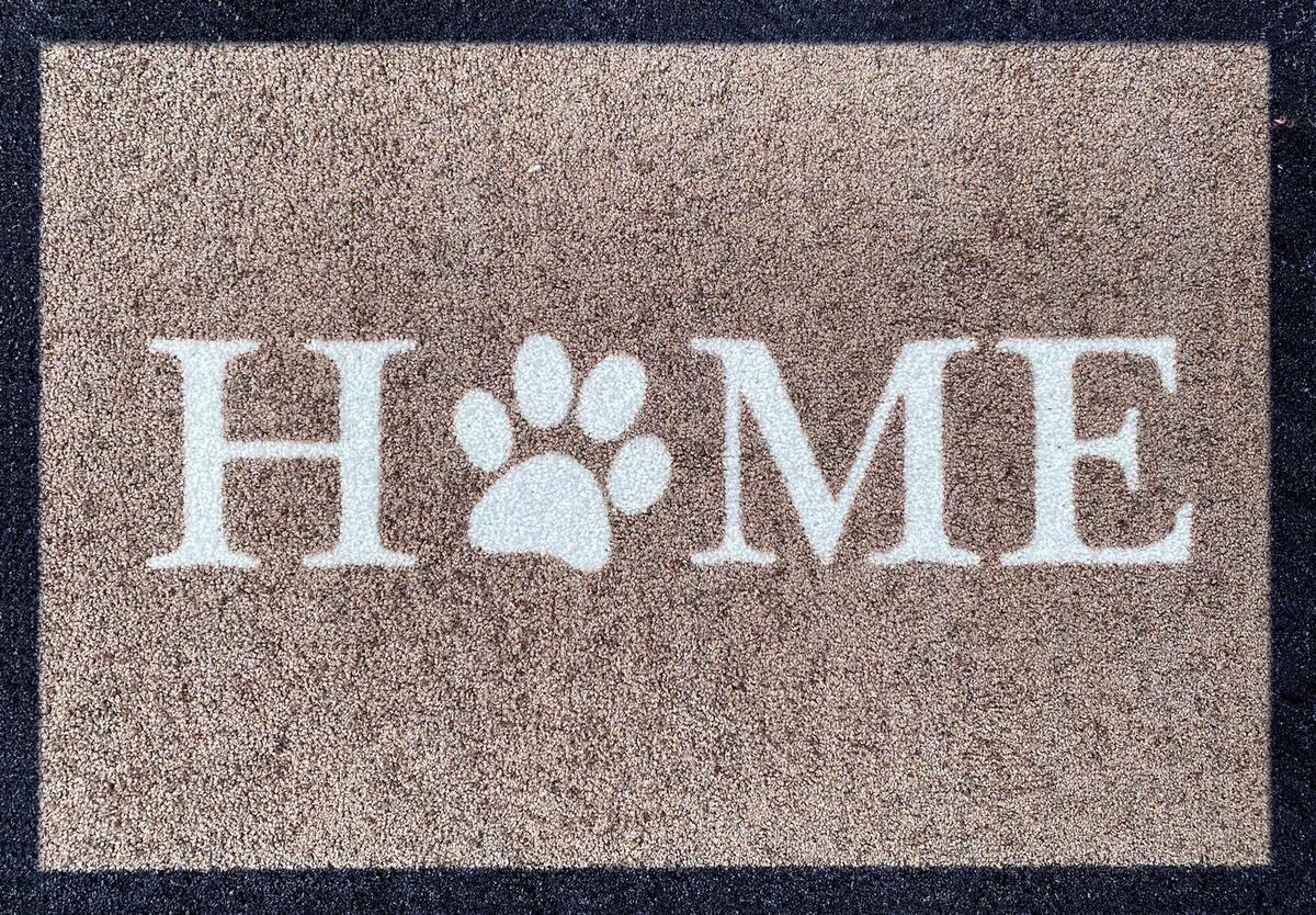Lábtörlő Home 50/70cm - barna, műanyag (50/70/1cm)