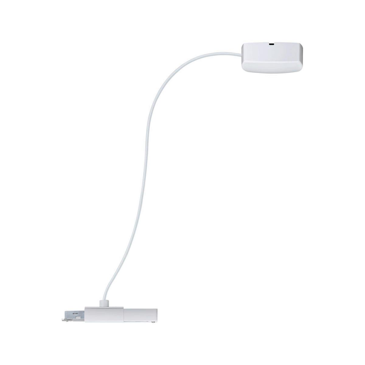 Schienensystem-Einspeiser Urail Cable Feed max. 1000 W - Weiß, Basics, Kunststoff/Metall (70cm) - Paulmann