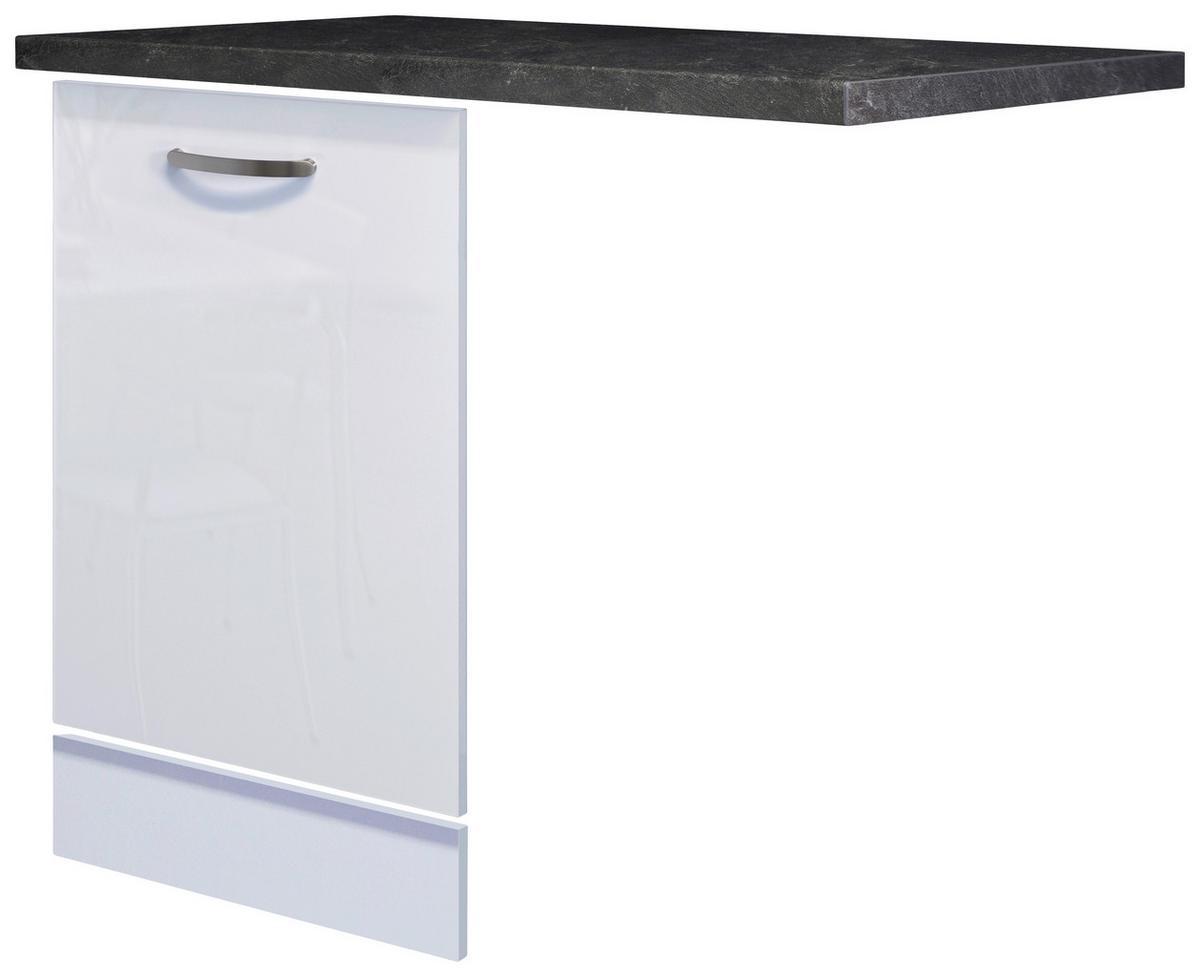 Letvica Pomivalnega Stroja Alba, Bela, Š. 60 Cm - bela/barve skrilavca, Moderno, leseni material (110/86/60cm) - FlexWell