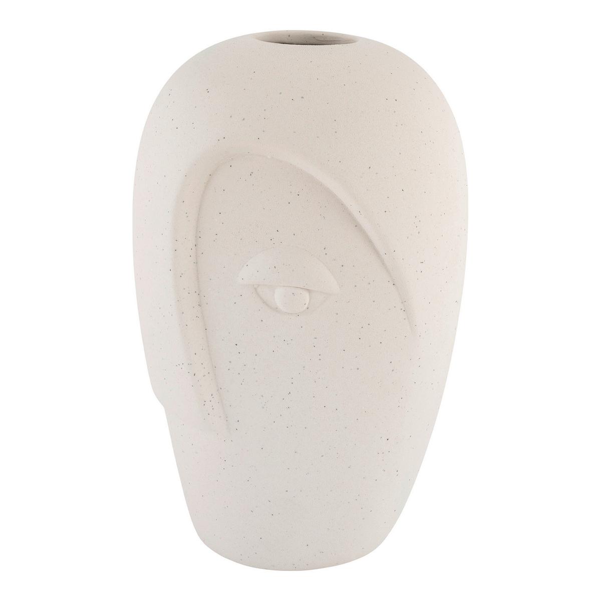 Vase Sandfarben - Sandfarben, Basics, Keramik (12,5/19,5/13cm)