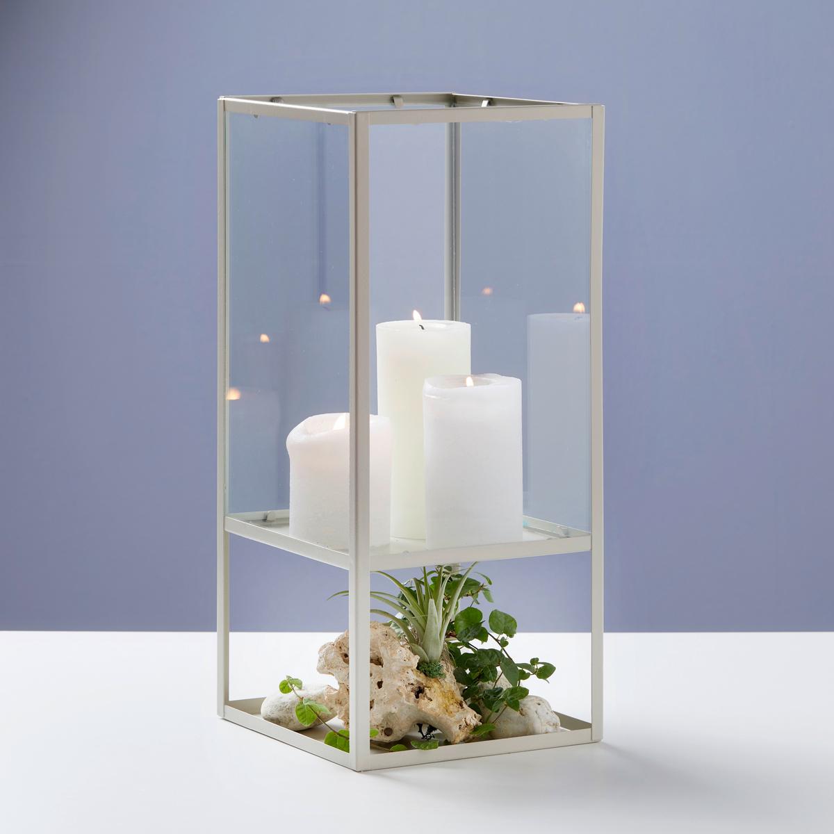 Mécsestartó Stages I - barna, Basics, fém (20/45/20cm) - Modern Living