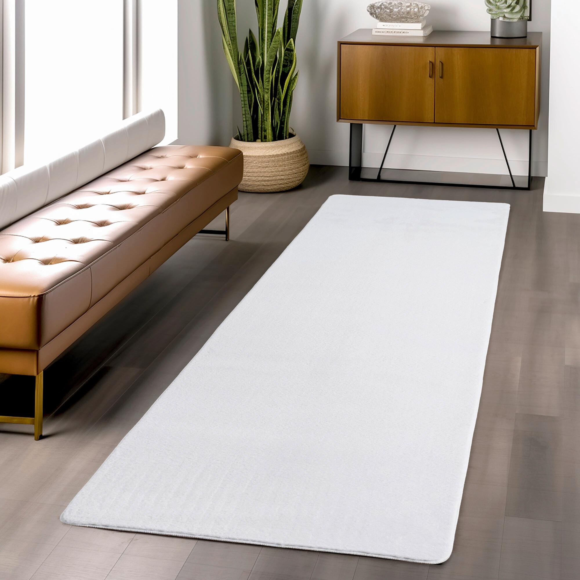 Tekač Joy, Bela, 80x250cm - bela, Design, tekstil (80/250cm)