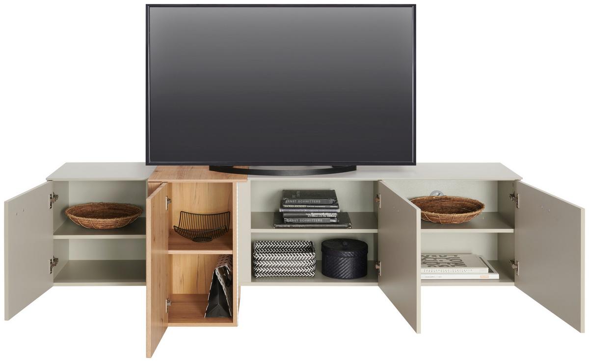 Comodă TV SANTANA - Modern, material pe bază de lemn (207,8/66/44,8cm) - Modern Living