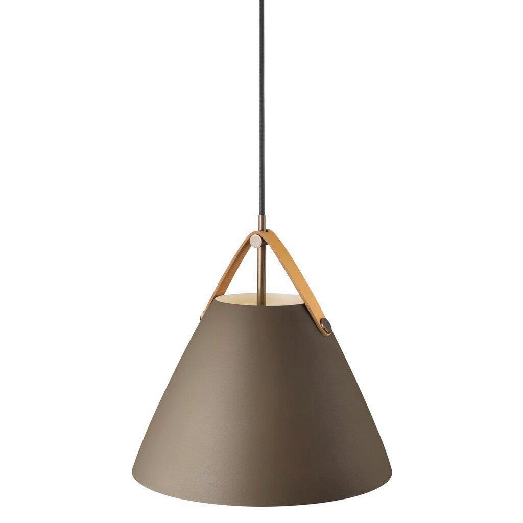 LAMPA WISZĄCA STRAP PELA 27 / JAPANDI - brązowy, Design, metal (27/27cm) - Nordlux