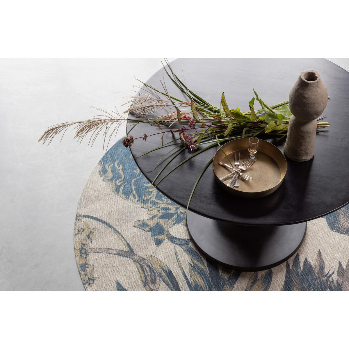 Esstisch Blanco Echtholz Schwarz - Schwarz, Design, Holz (120/120/75cm) - Livetastic