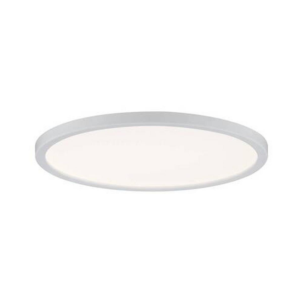 LED-Paneel Panel Areo in Weiß max. 12 Watt - Weiß, Basics, Kunststoff (18cm) - Paulmann