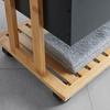 RULLVAGN ANNI -EXKLUSIV- -SB- - svart/naturfärgad, Modern, trämaterial/plast (41,5/88/31,5cm) - Mömax