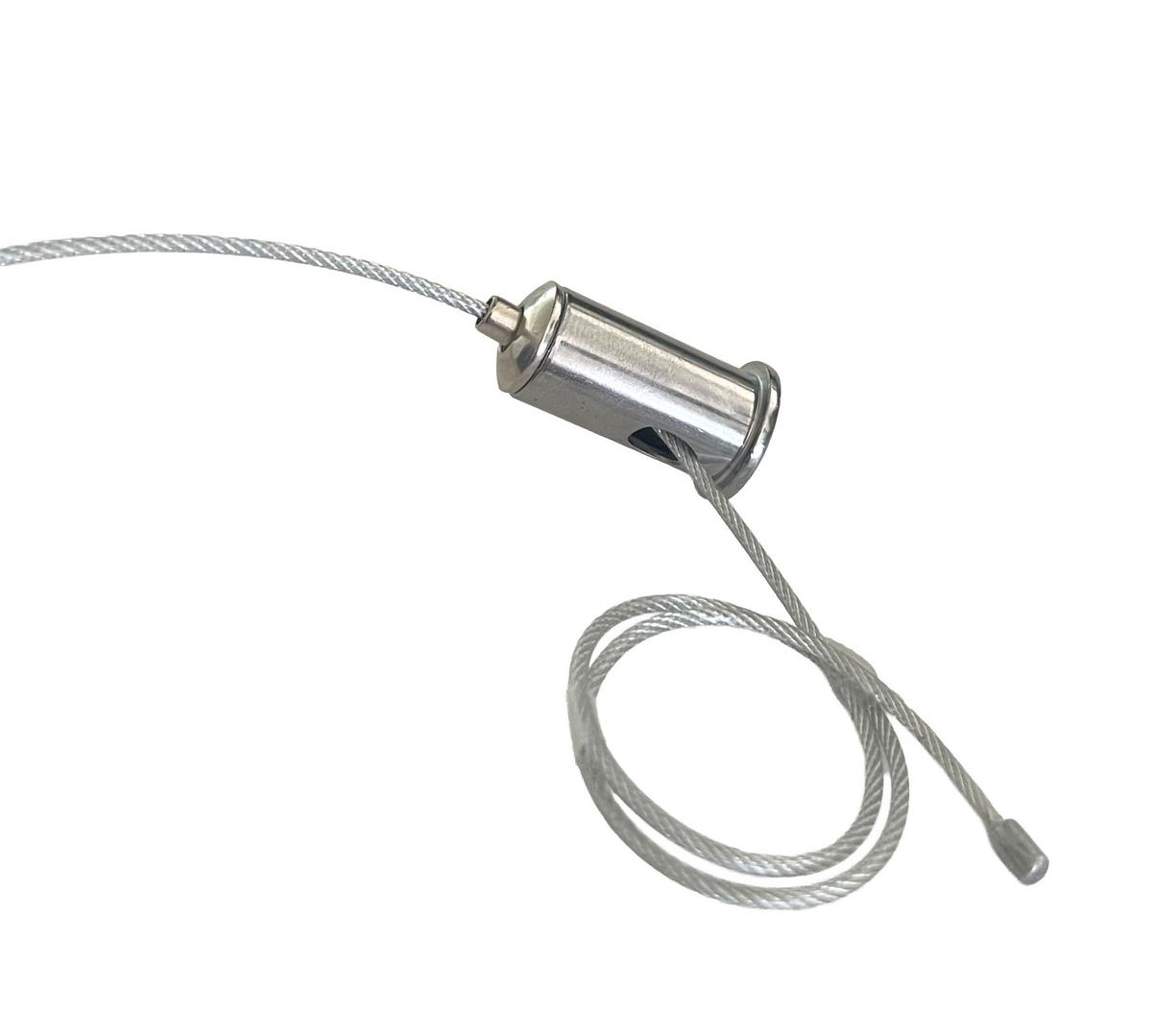 LAMPA WISZĄCA LED NOWA *SBN* - przejrzysty/kolor piaskowy, Basics, tworzywo sztuczne/metal (3,8/120cm) - Novel