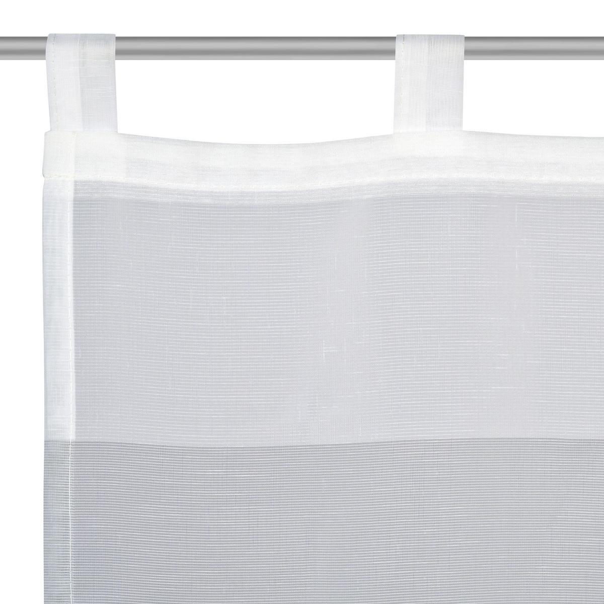 FIRANA KRÓTKA SLOMUR - biały/szary, Basics, tkanina (140/50cm) - Esposa