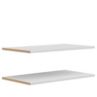 Set Polica Saturn - sivo-bijela, Konvencionalno, drvni materijal (88/2,2/45cm) - Based