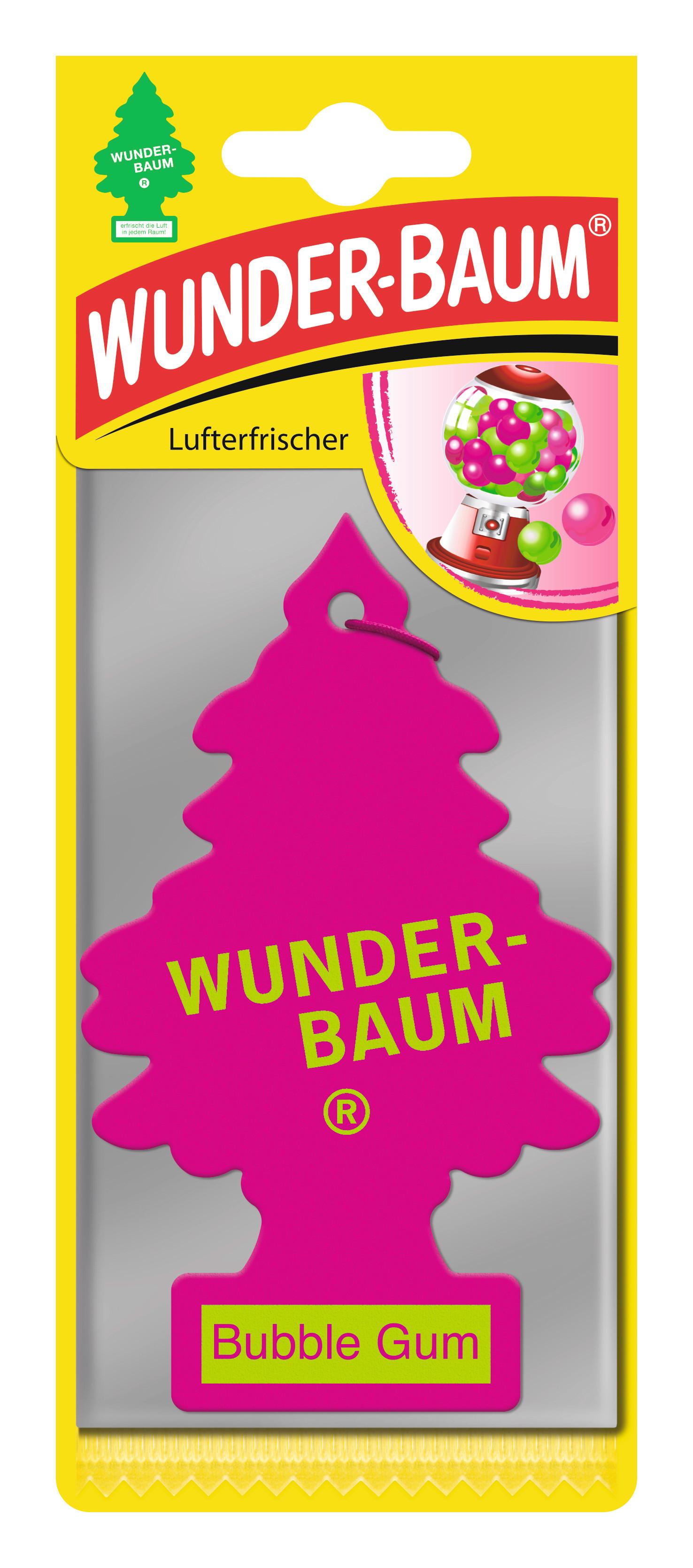 Autóillatosító Wunderbaum Bubble Gum - pink, papír (7/19/0.3cm)