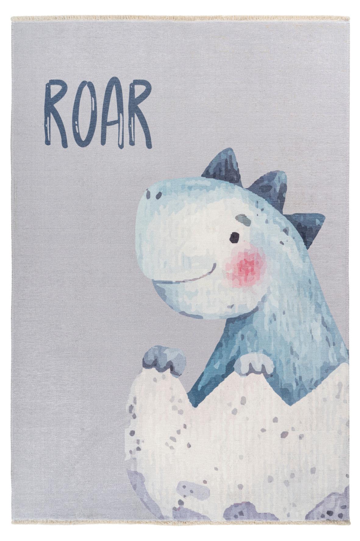 KINDERTEPPICH MY GRETA - Weiss/Pastellblau, Trend, Textil (115/170cm) - Ben'n'jen