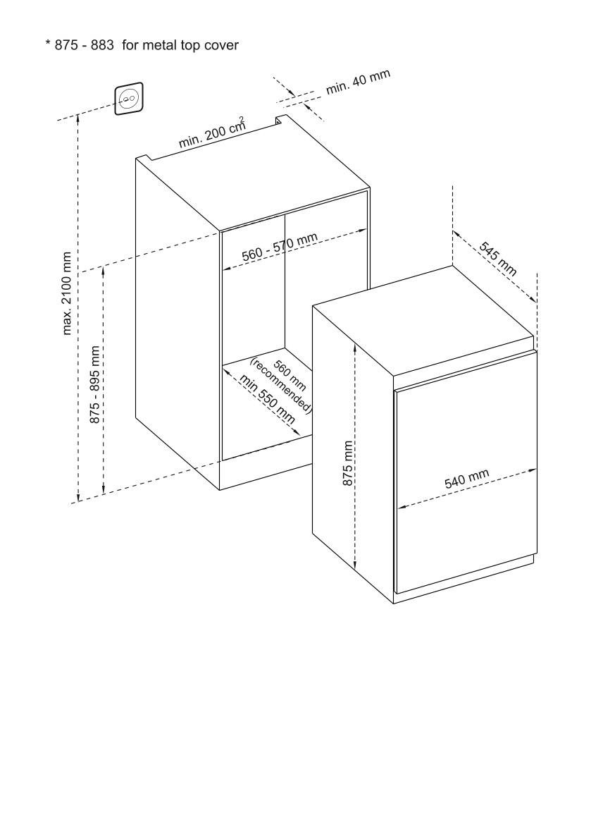 Küchenblock inkl. 4 E-Geräte PN 80/100 - Weiß/Grau, MODERN, Holzwerkstoff (280cm) - Pino