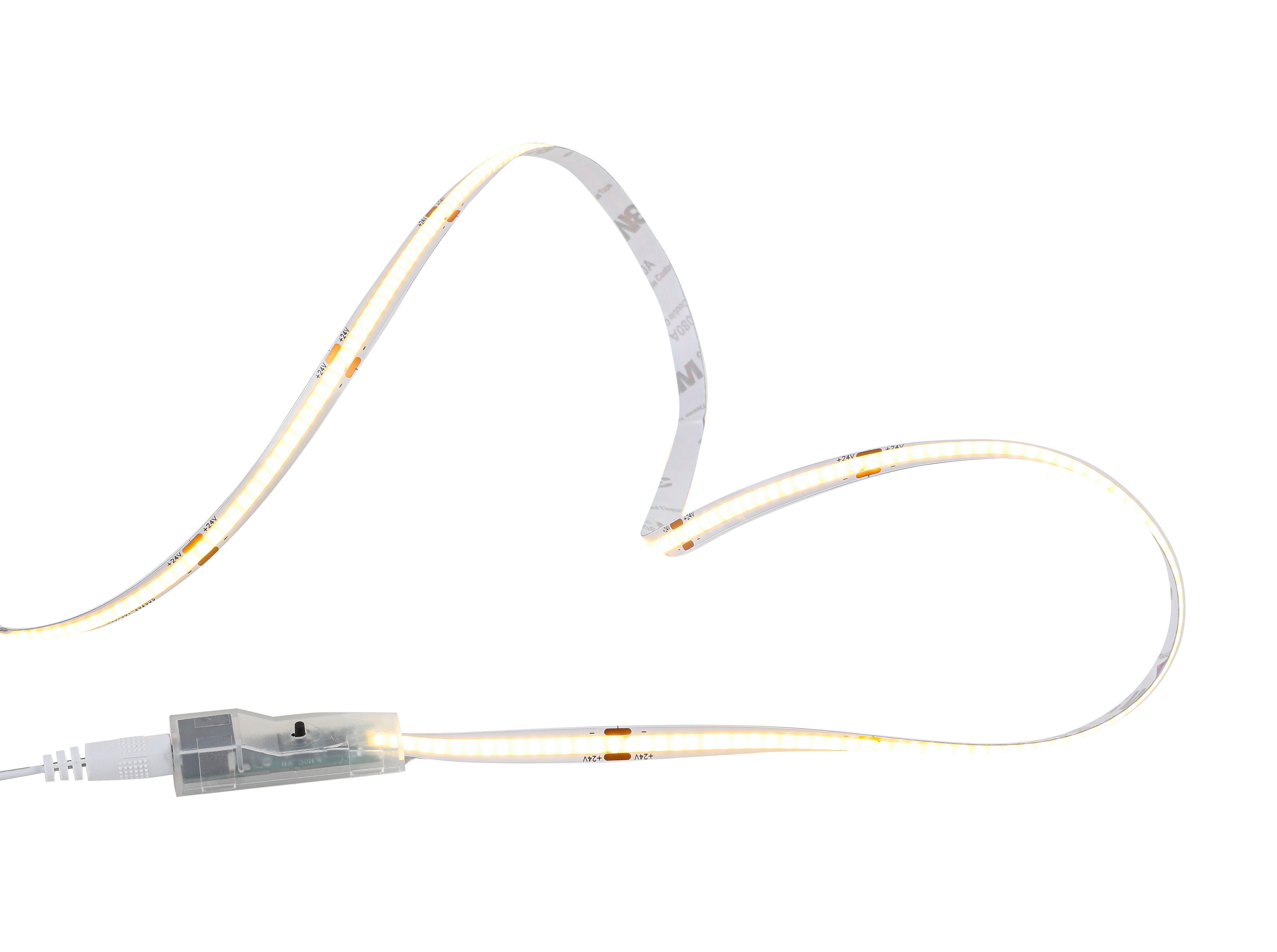 LED-LIST HOCH - vit, Modern, plast (500cm) - Mömax