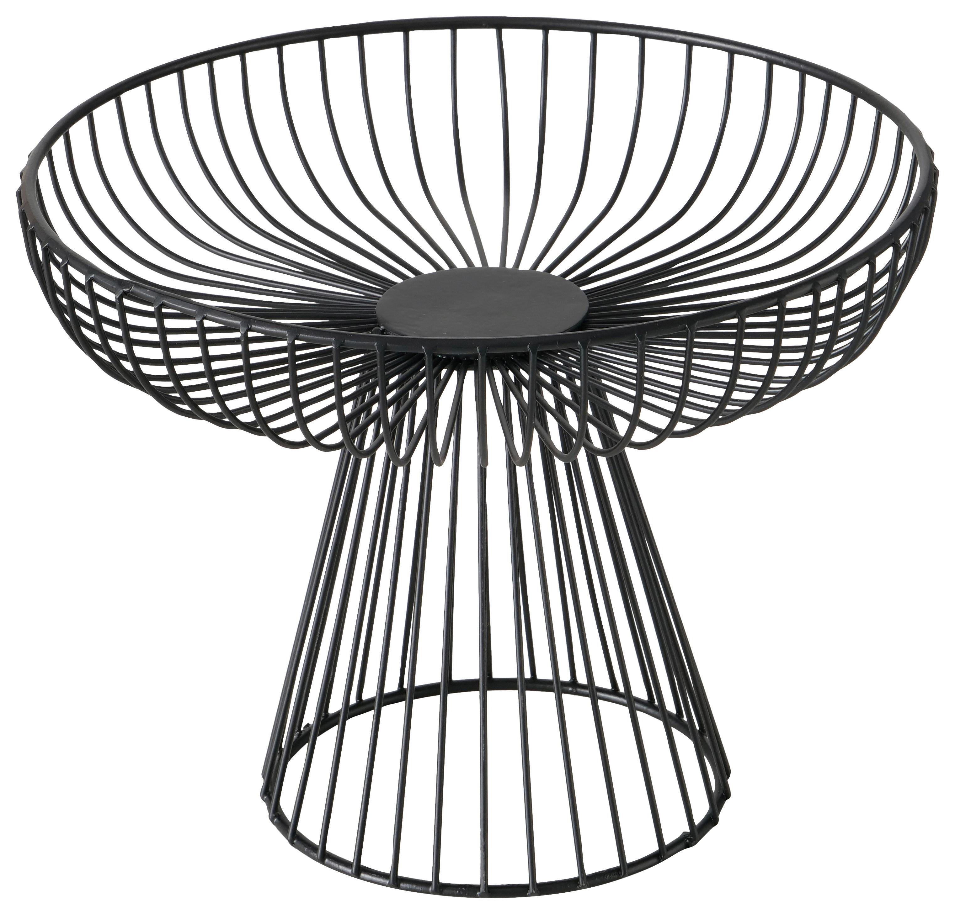 Dekoschale Cindy I In Schwarz - Schwarz, Basics, Metall (29/22cm) - Modern Living