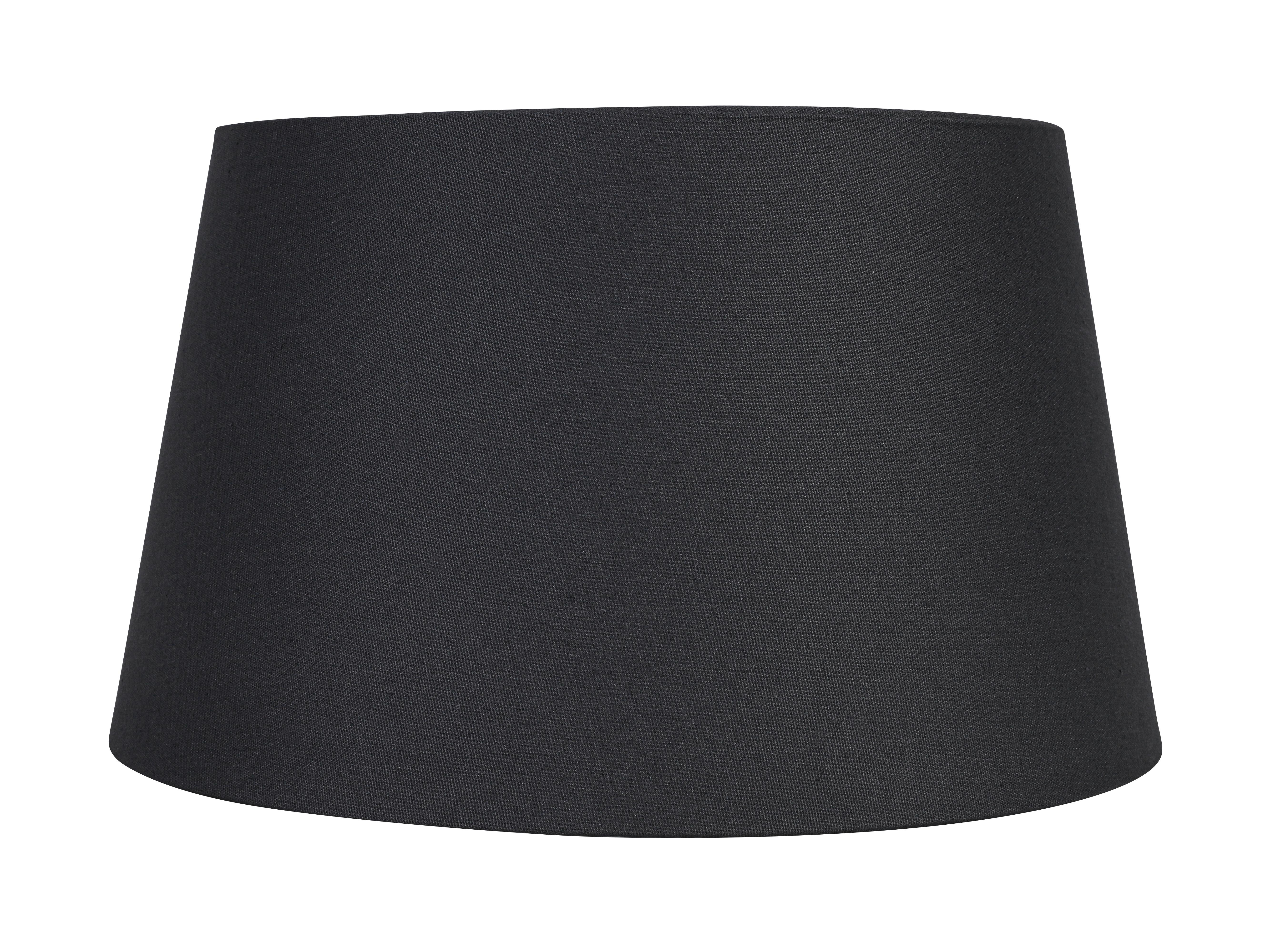 Leuchtenschirm Emil Grau/Weiß - Weiß/Grau, MODERN, Textil/Metall (35/35/20cm) - Mömax