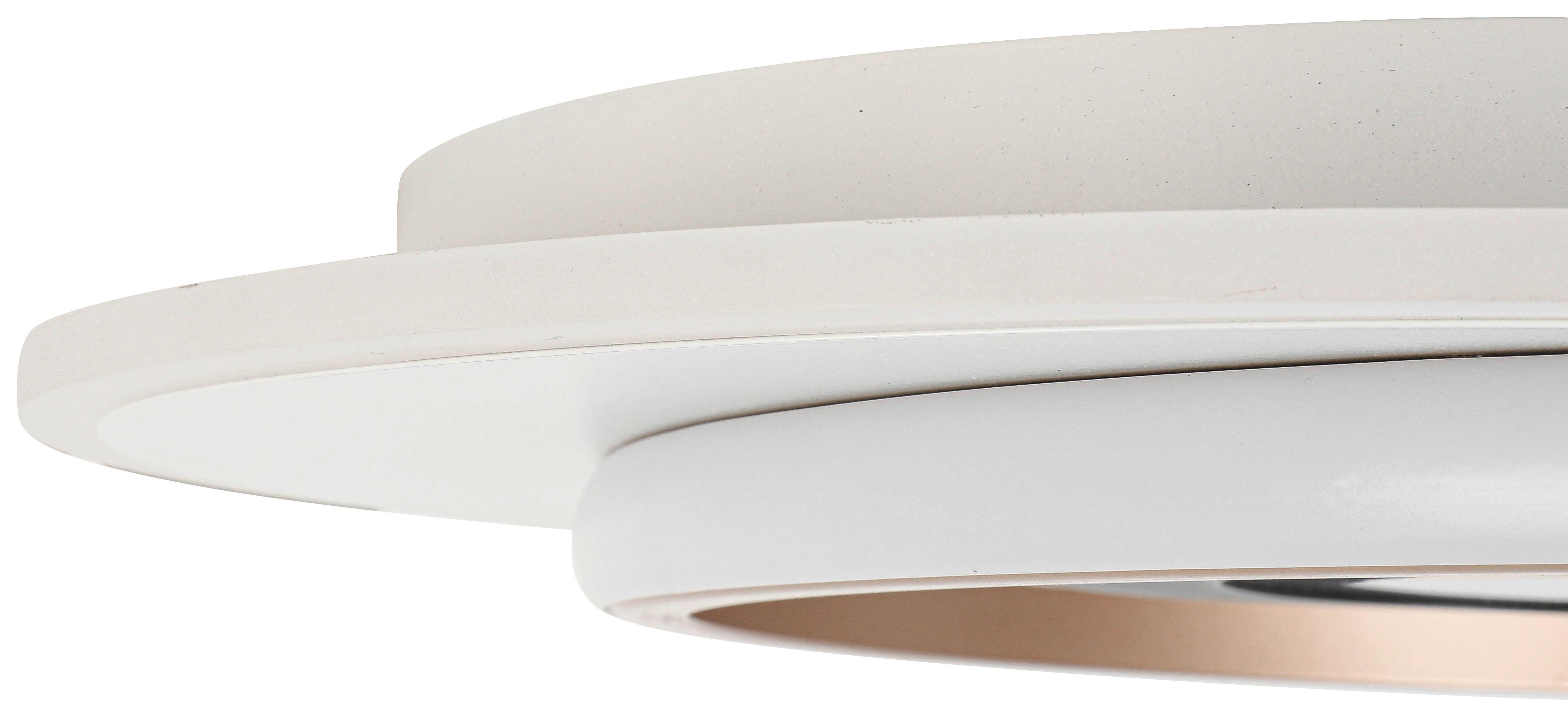 LED-TAKLAMPA KITKOL - vit/cappuccino, Modern, metall/plast (48/40/6cm) - Mömax