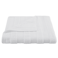 Duschtuch Chris in Weiß ca. 70x140cm - Weiß, Textil (70/140cm) - Premium Living