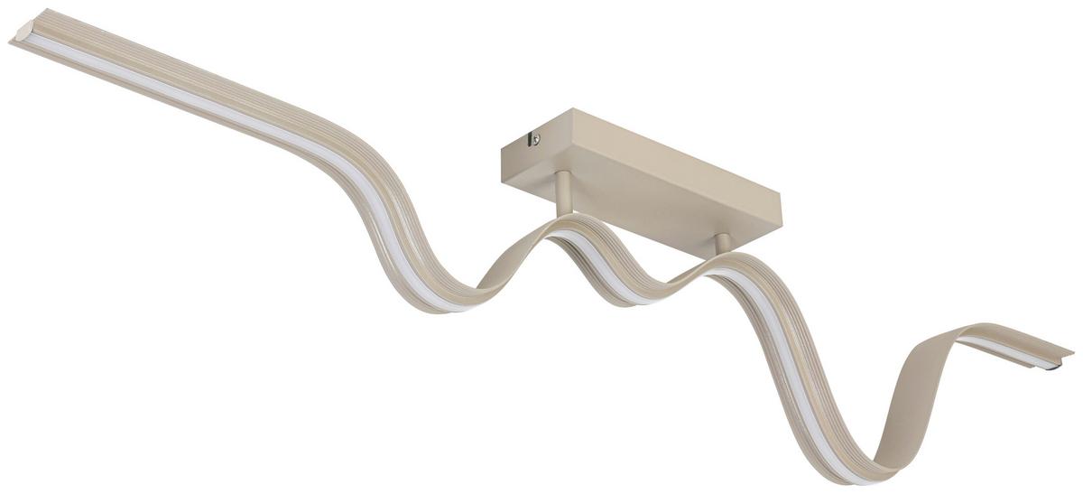 LAMPA SUFITOWA BEATRIX - kolor piaskowy, Trend, tworzywo sztuczne/metal (100/8/20,5cm) - Collet's Monde