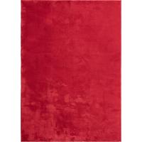 Fellteppich Loft Rot ca. 140x200cm - Rot, KONVENTIONELL, Textil (140/200cm)