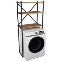 WASCHMASCHINENSCHRANK INSASI - Honigeiche, Modern, Holzwerkstoff/Metall (66/160/34cm) - MID.YOU