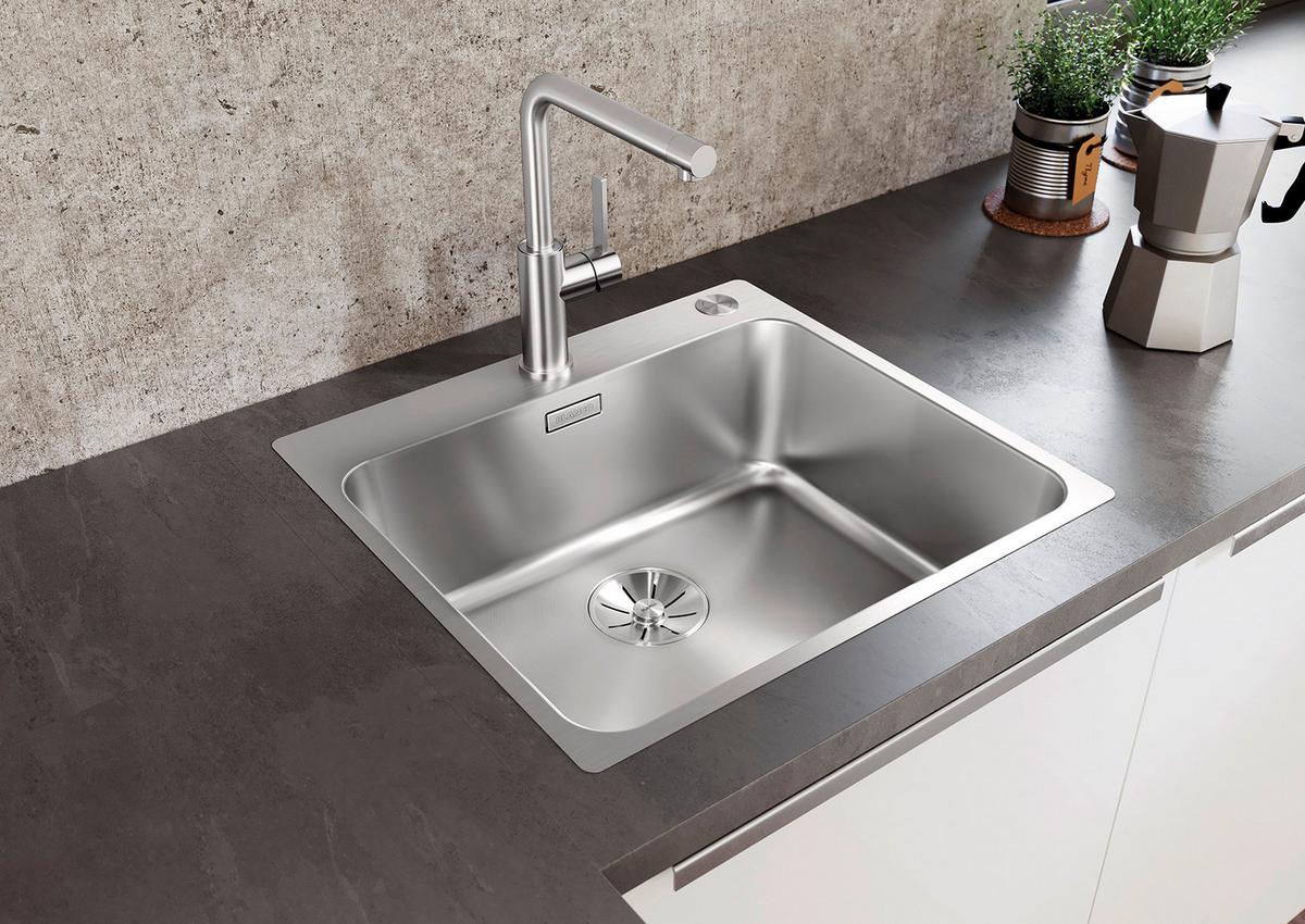 Spüle 526124 in Edelstahlfarben - Edelstahlfarben, MODERN (54/50cm) - Blanco