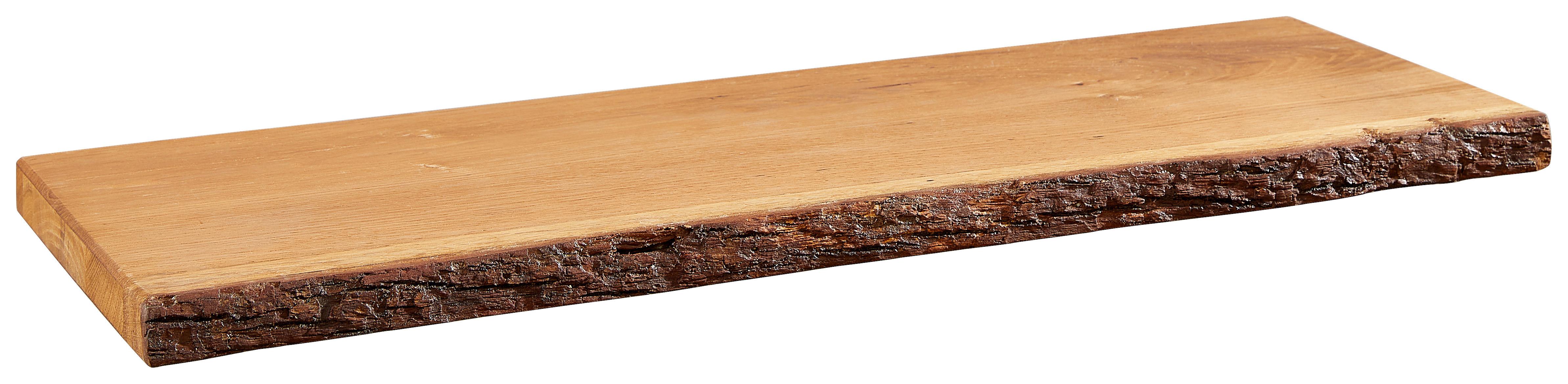 PÓŁKA ŚCIENNA WOODY - kolor dębowy, Basics, drewno (60/2,5/23cm) - Landscape
