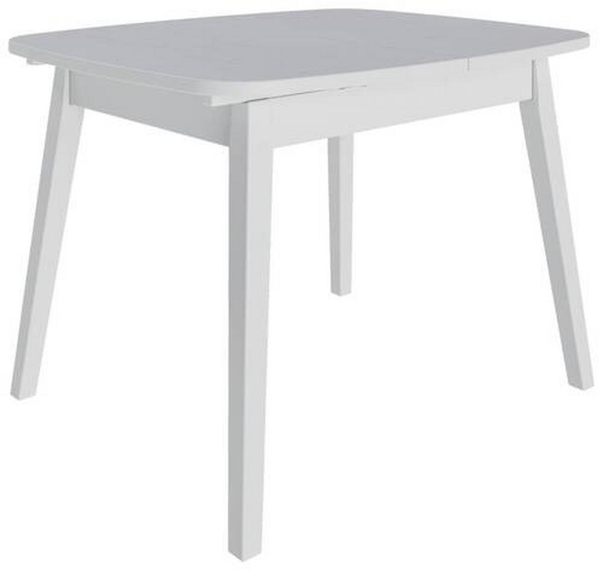 STÓŁ DO JADALNI CLAUDIA WEIß - biały, Modern, materiał drewnopochodny/drewno (110/90/76,5cm) - MID.YOU