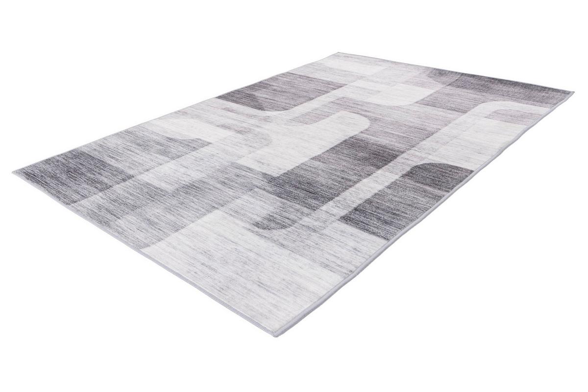 Síkszövött Szőnyeg Bluster 225 Silber 160x230 - ezüstszínű, Basics, textil (160/230cm) - Kayoom