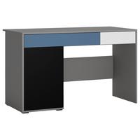 Radni Stol Laser - bijela/siva, Moderno, drvni materijal (124,4/76/60,1cm) - Modern Living